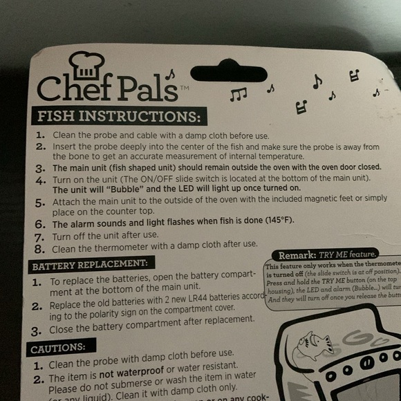 Fish Thermometer for Oven Baking Fish - Picture 3 of 7